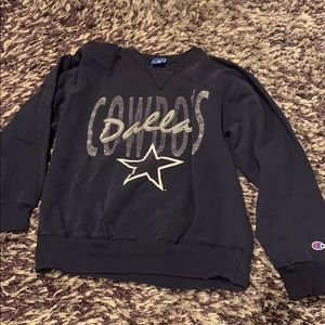 Super vintage knit Dallas cowboys sweatshirt cozy